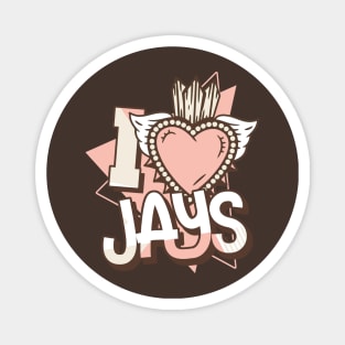 Love Jays Mocha Neapolitan Magnet